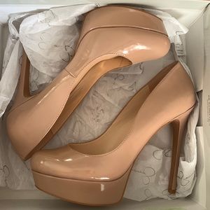 Jessica Simpson Patent Leather Platform Stiletto Heels